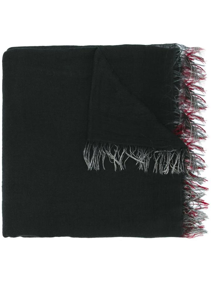 Faliero Sarti 'new Carol' Scarf, Women's, Black, Silk/modal/cashmere