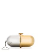 Marzook Capsule Pill Clutch - Gold