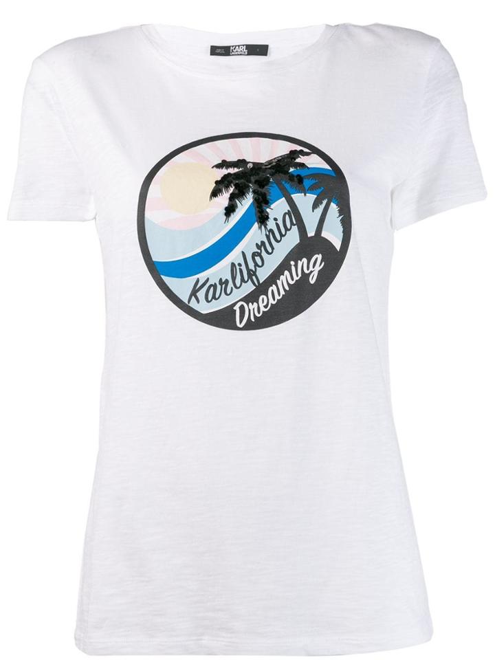 Karl Lagerfeld Karlifornia T-shirt - White