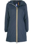 K-way Charlene Hooded Coat - Blue