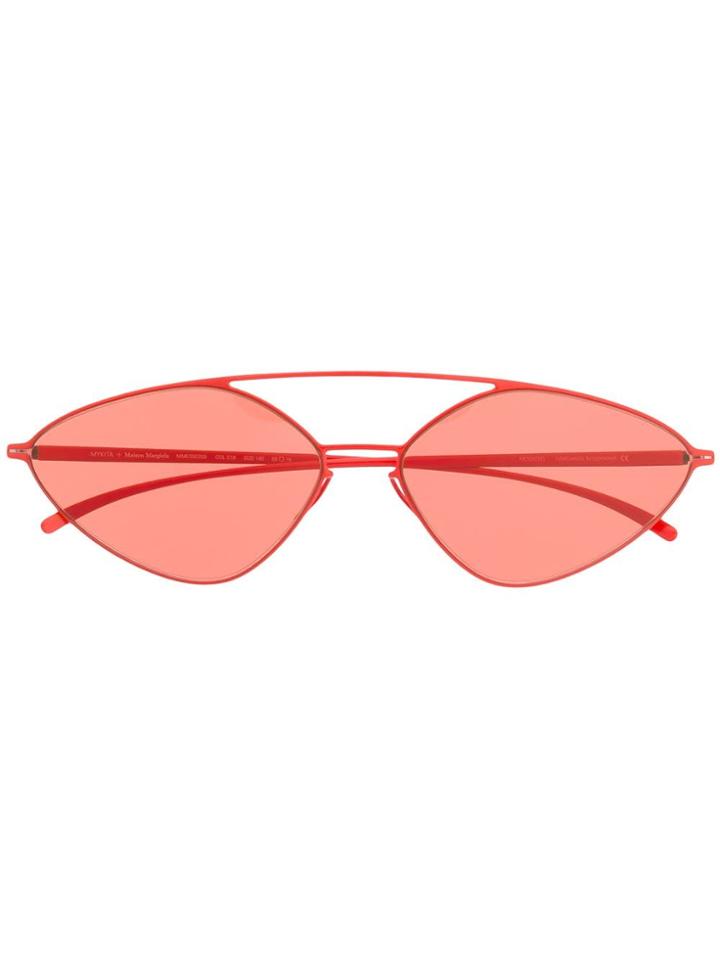 Mykita X Maison Margiela Baywatch Sunglasses - Red