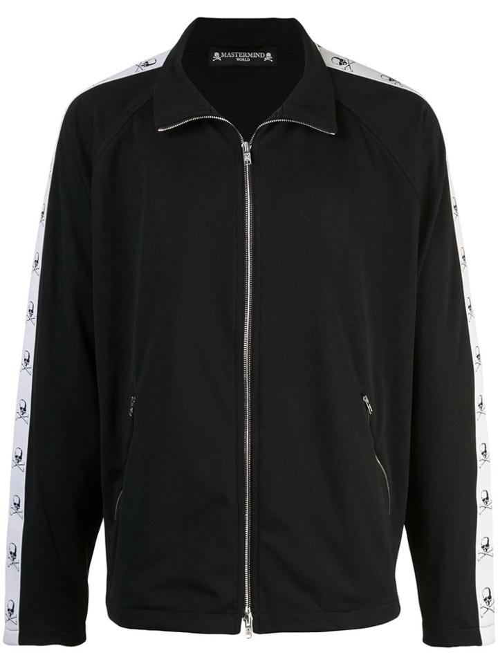 Mastermind Japan Logo Trimmed Sports Jacket - Black