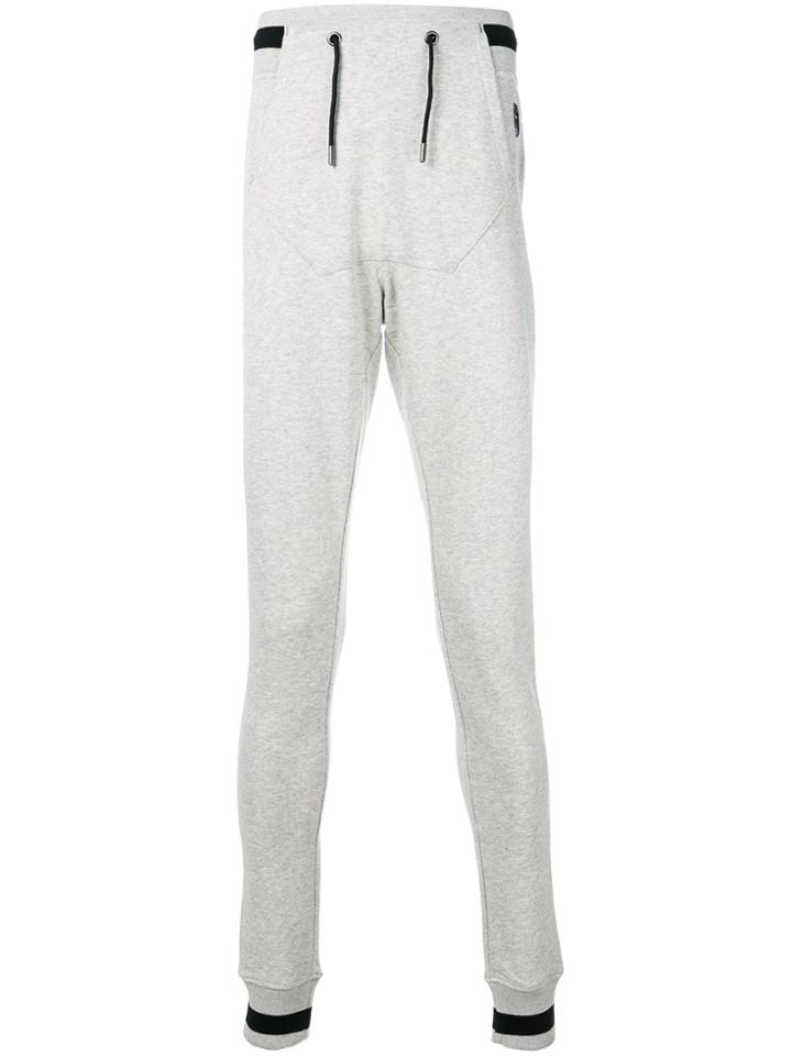 Frankie Morello Loose Track Trousers - Grey