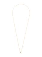Shihara Capped Pearl Necklace - Metallic