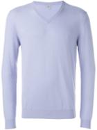 Eleventy V-neck Sweater, Men's, Size: Xxl, Blue, Cashmere