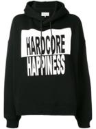 Maison Margiela Hardcore Happiness Printed Hoodie - Black