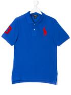 Ralph Lauren Kids Teen Big Pony Polo Shirt - Blue