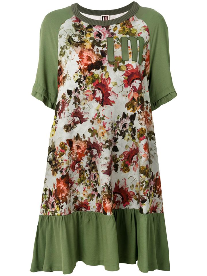 I'm Isola Marras Floral Print Sweat Dress - Green