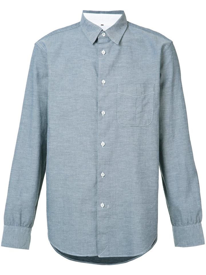 Rag & Bone Beach Shirt, Men's, Size: Small, Blue, Cotton