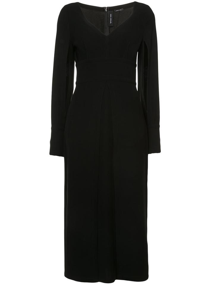 Yigal Azrouel Crepe Midi Dress - Black