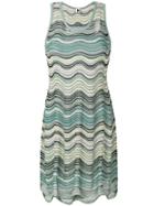 M Missoni Zig-zag Knitted Dress - Multicolour