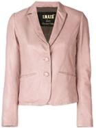 S.w.o.r.d 6.6.44 Leather Blazer - Pink