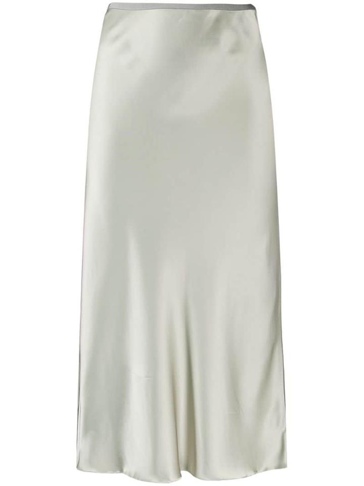 Helmut Lang Mid-length Slip Skirt - Grey