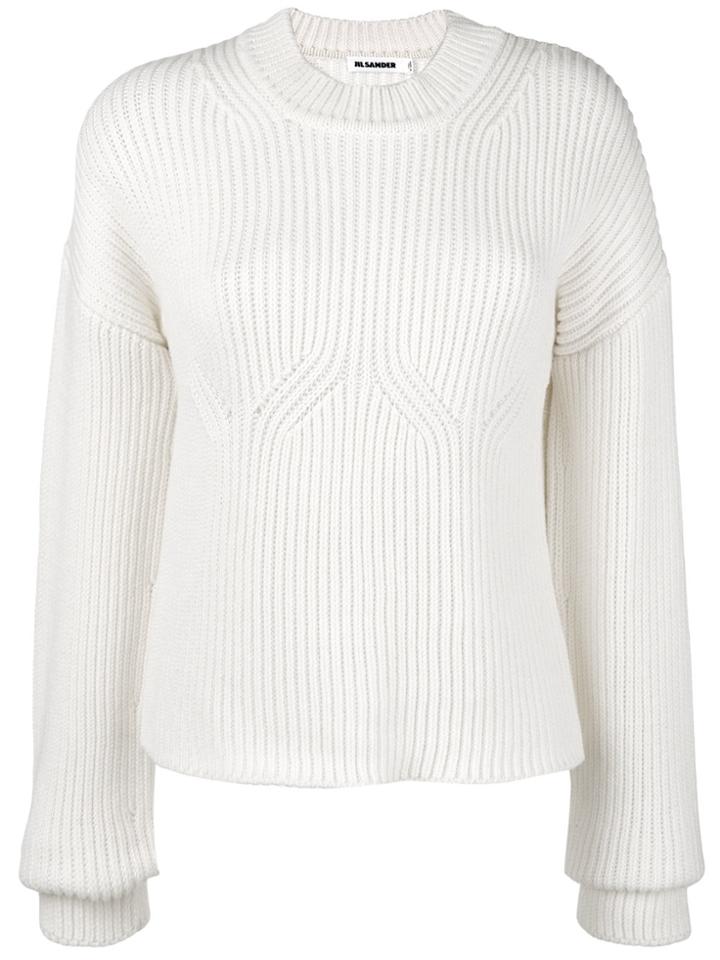 Jil Sander Chunky Knit Jumper - Nude & Neutrals