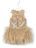 Mischka Aoki 'gold Of Sunshine' Dress, Toddler Girl's, Size: 4 Yrs, Nude/neutrals