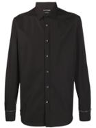 Alexander Mcqueen Zipped Sleeve Shirt - Black