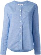 Ymc Fine Knit Cardigan, Women's, Size: 10, Blue, Cotton
