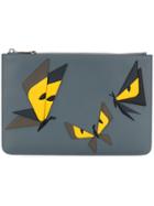 Fendi Butterfleye Clutch Bag - Grey