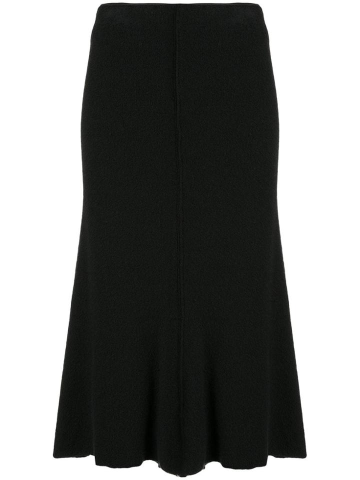 Bassike Tubular Midi Skirt - Black