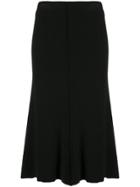 Bassike Tubular Midi Skirt - Black