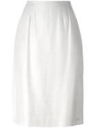 Jean Louis Scherrer Vintage High Waist Skirt - Nude & Neutrals