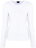 Tom Ford Fitted Round Neck Shirt - White