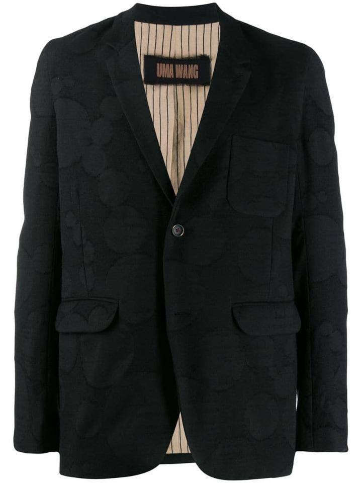 Uma Wang Dot Textured Blazer - Black