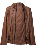Y-3 'mutable Windbreaker' Jacket, Men's, Size: Small, Brown, Polyamide