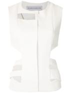 Gloria Coelho Cut Out Vest - White