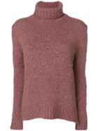 Borgo Asolo Turtle Neck Jumper - Red