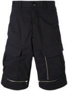 Zipped Deck Shorts - Men - Cotton/spandex/elastane - 50, Blue, Cotton/spandex/elastane, Stone Island Shadow Project
