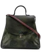 Cherevichkiotvichki Small Lock Bag, Women's, Green, Leather