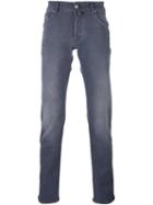 Jacob Cohen Straight Leg Jeans, Men's, Size: 36, Grey, Cotton/spandex/elastane/polyester