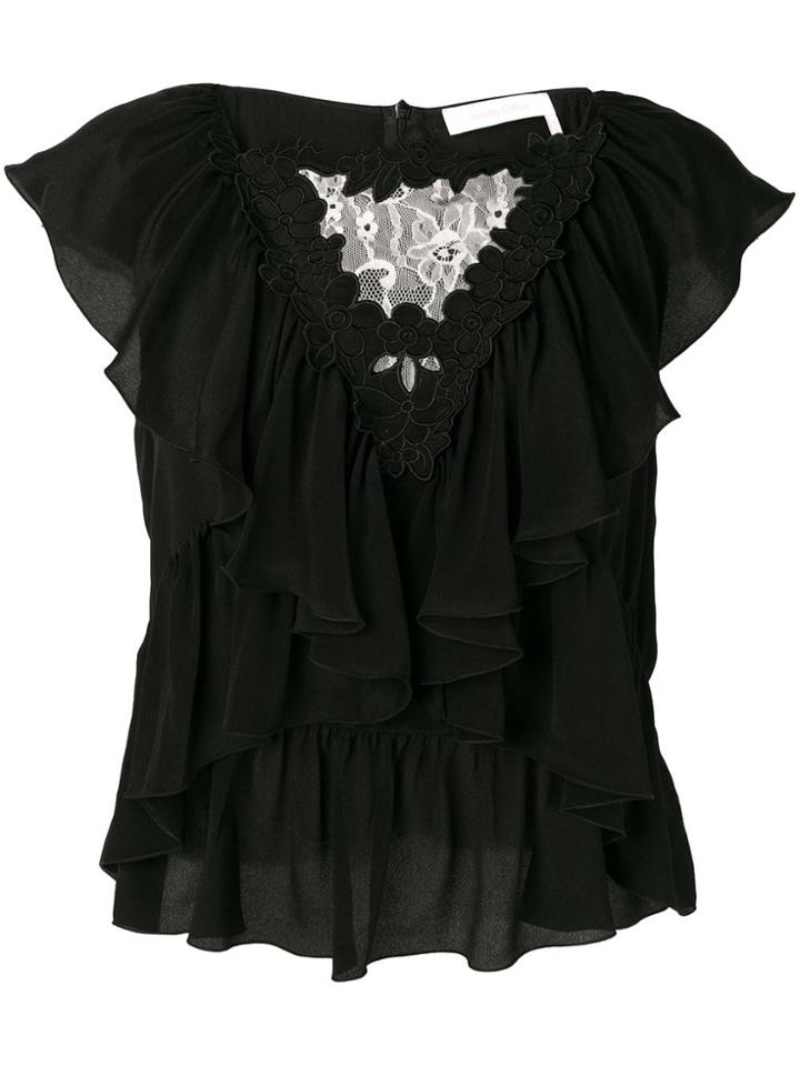 See By Chloé Ruffle Shirt - Black