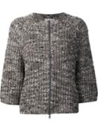 Brunello Cucinelli Zip Up Cardigan, Women's, Size: Large, Green, Silk/cashmere/sequin