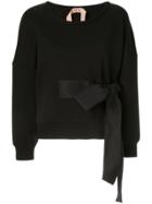 No21 Waist-tied Sweater - Black