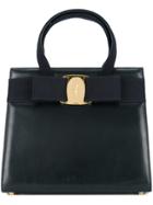 Salvatore Ferragamo Vintage Vara Bow Tote - Black