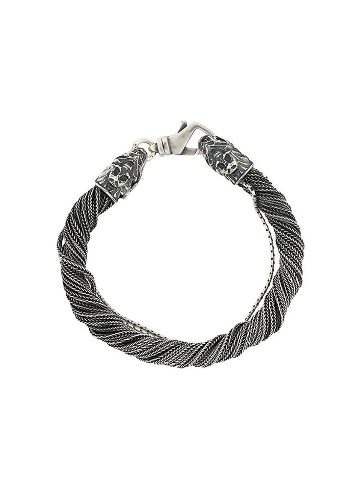 Emanuele Bicocchi Multi String Bracelet - Metallic