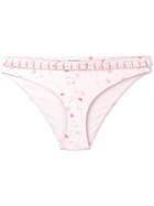 Ganni Floral Bikini Bottoms - Pink