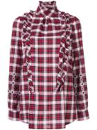 Alexander Mcqueen Tie Neck Blouse - White