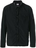 Cp Company Garment Dyed Overshirt - Black