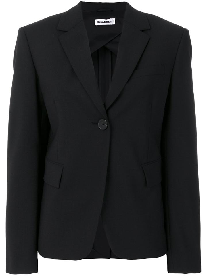Jil Sander Tailored Blazer Jacket - Black