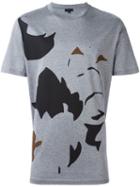 Lanvin Disassembled Print T-shirt, Men's, Size: Medium, Grey, Cotton
