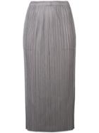 Pleats Please By Issey Miyake Mid-length Pleated Skirt - Grey
