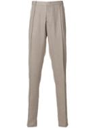 Emporio Armani Regular Fit Trousers - Nude & Neutrals