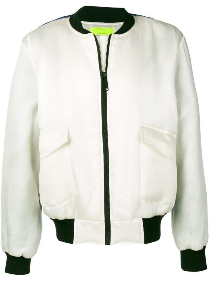 Ex Infinitas Extreme Surfer Bomber Jacket - White