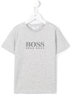 Boss Kids Logo T-shirt, Boy's, Size: 6 Yrs, Grey