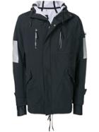 11 By Boris Bidjan Saberi Hooded Wind Breaker Jacket - Black