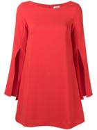 P.a.r.o.s.h. Short Cape Dress - Red