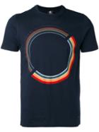 Ps By Paul Smith Rainbow Print T-shirt, Men's, Size: Medium, Blue, Organic Cotton